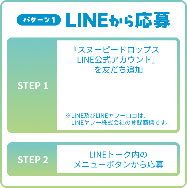LINEから応募